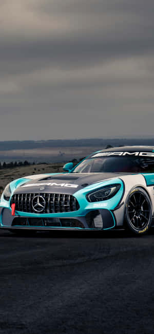 iPhone X AMG GT-R 背景 — Honor Play 壁紙