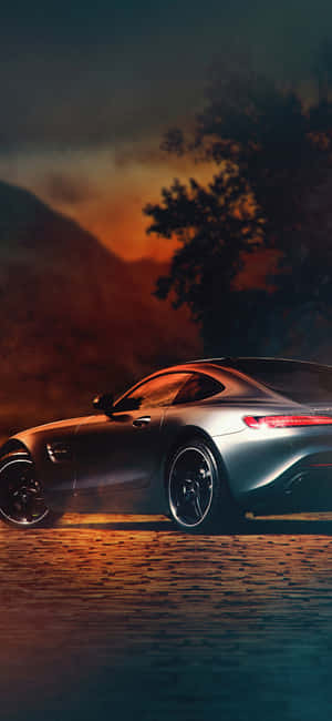 iPhone X AMG GT-R 背景 — Honor Play20A 壁紙