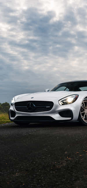 iPhone X AMG GT-R 背景 — Honor Play 80 壁紙