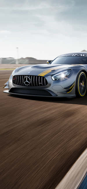 iPhone X AMG GT-R 壁紙 — iPhone 15 壁紙