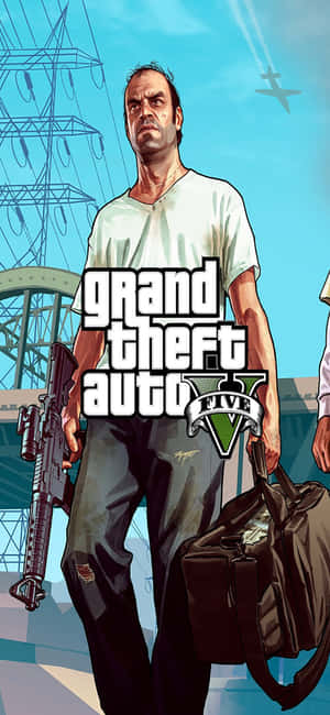 iPhone X Grand Theft Auto V背景 — iPhone 14 Plus 壁紙