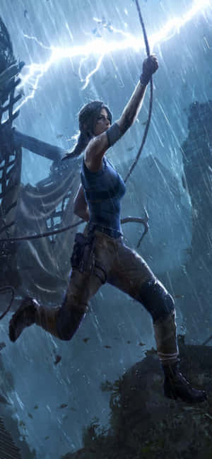 iPhone Xs Max Rise Of The Tomb Raider 背景 — iPhone Xs 壁紙