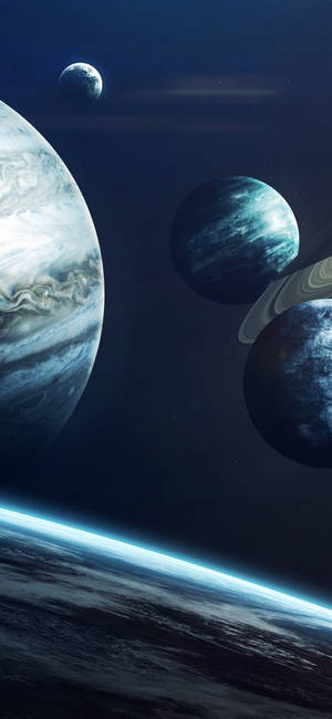 iPhone Xs Planet — ギャラクシーA26 壁紙
