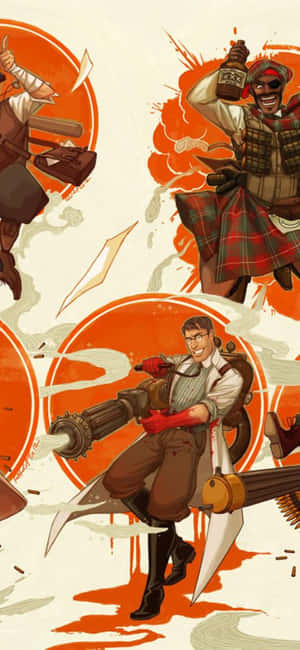 iPhone XS Team Fortress 2背景 — Realme C100x 壁紙