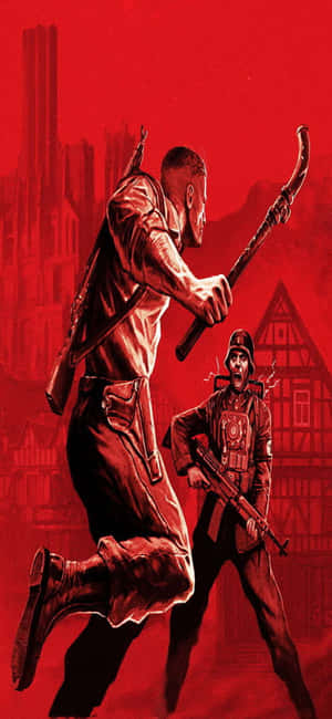 iPhone Xs Wolfenstein II 背景 — RedMagic 壁紙
