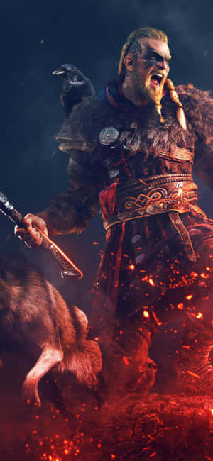 iPhone XS アサシン クリード ヴァルハラ背景 — OnePlus Nord CE5 壁紙