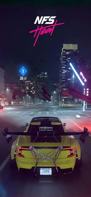 iPhone Xs Need For Speed Heat 背景 — RedMagic 壁紙