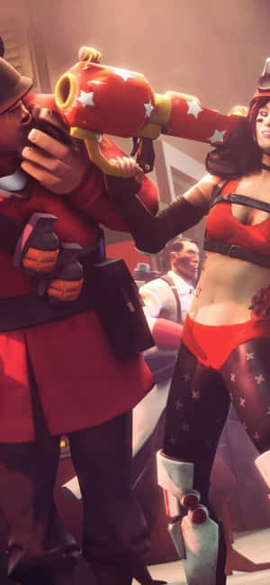 iPhone Xs Team Fortress 2背景 — Vivo T5x 壁紙