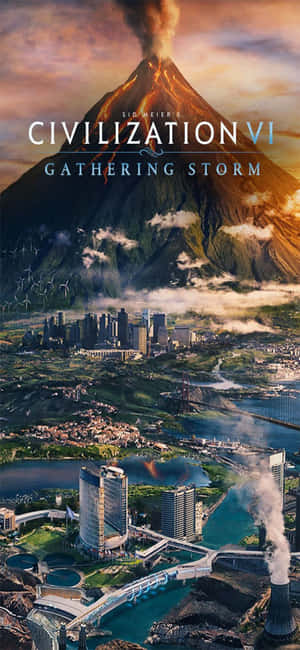 iPhone X Civilization Vの背景 — iPhone 15 Plus 壁紙