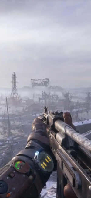 iPhone X Metro Exodus 背景 — Oppo F33 Pro 壁紙