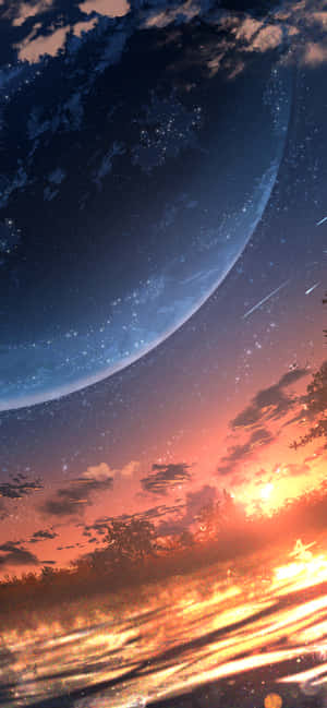 Anime Sunset Iphone — Vivo V70 Lite 壁紙