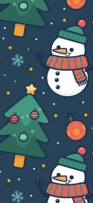 クリスマス iPhone 背景