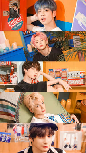 Kpopパフォーマーがステージを彩る準備万端 — Kpop GIF 壁紙