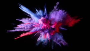 MacBook Pro壁紙用パープルカラーバーストアート。 — MacBook Pro 壁紙