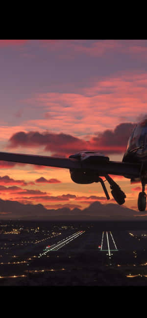 iPhone Xs Microsoft Flight Simulator 背景 — Galaxy XCover7 Pro 壁紙