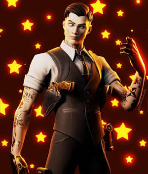 Midas Fortnite 星の背景の壁紙 — Galaxy Z Fold 6 壁紙