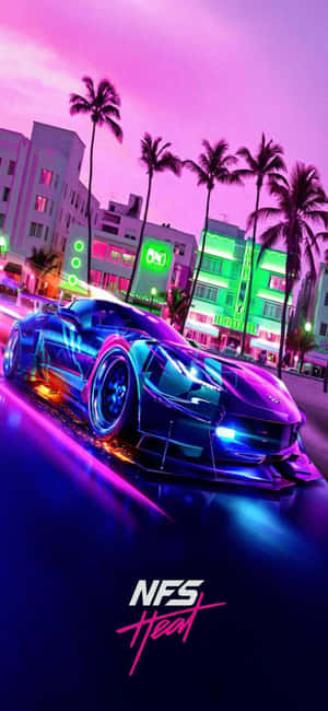 iPhone Xs Need For Speed Heat 背景 — Infinix Hot 70 壁紙