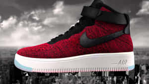 Nike Af1 — ダークレッド 壁紙