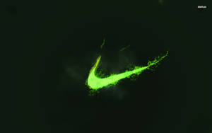 Nikeロゴ ネオングリーン エステティック