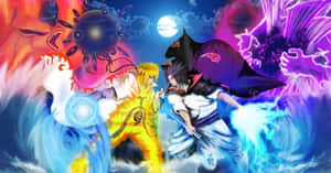 PS4 NARUTO [壁紙] — ナルトvsサスケ 壁紙