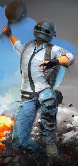 PUBG Conqueror フライパン — Xiaomi 18 Pro Max 壁紙