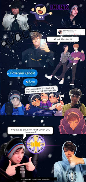 Quackityのアニメーション写真 壁紙 — iPhone 15 Pro 壁紙
