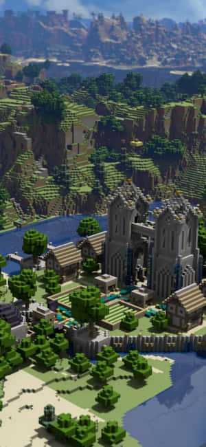 Pixel 3 Minecraft 背景 — Vivo V70 壁紙