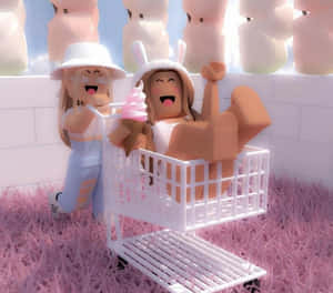 Robloxで美しい世界へようこそ — 美的 Roblox 壁紙