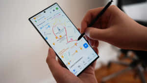 Samsung S23 UltraでGoogleマップをSペン操作