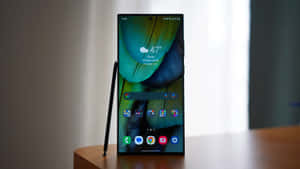 Samsung S23 UltraとSペンが映る — Samsung galaxy s22 壁紙