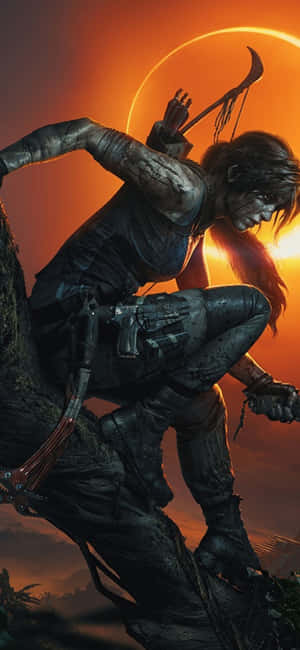 iPhone X Shadow Of The Tomb Raider 背景 — iPhone 15 Pro Max 壁紙