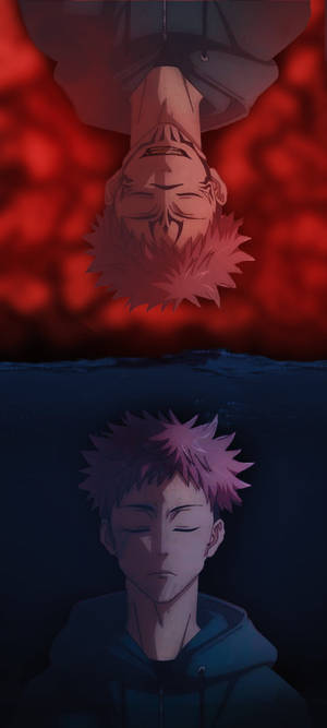 Sukuna And Yuji Jujutsu Kaisen iPhone — Honor Magic V6 壁紙