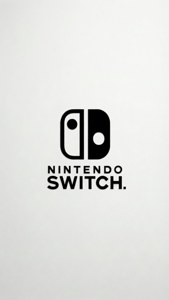 Nintendo Switchのロゴをあしらった、すっきりとしたミニマルデザイン。 — iPhone 6 壁紙