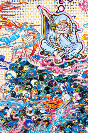 Takashi Murakami Peace 4K — Xiaomi Pad 8 Pro 壁紙