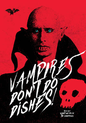 不気味な「What We Do In The Shadows」ポスターの壁紙 — IQOO Pad5c 壁紙