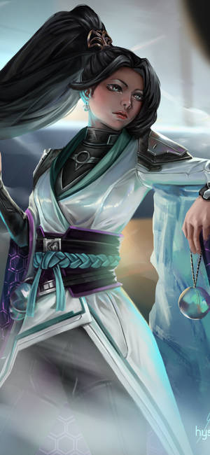 Valorant iPhone with Sage — Samsung S23 壁紙