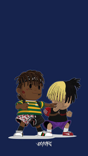 XXXTentacionとJuice Wrldのアニメ — Xxxtentacion アニメ 壁紙