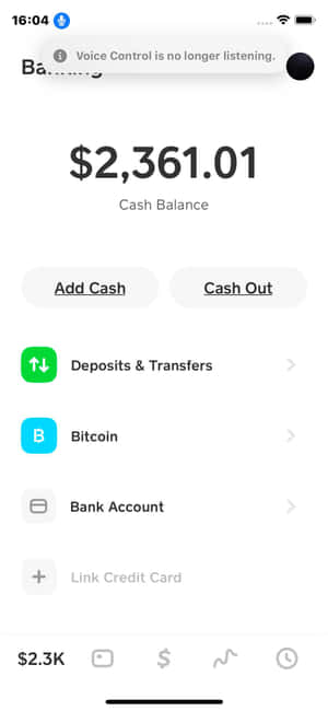 Cash App残高の画像 — Huawei nova 16 壁紙