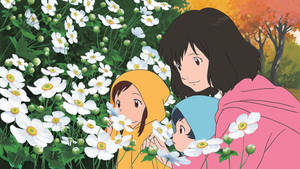 おおかみこどものアニメの子供たちの壁紙 — アニメの子供 壁紙