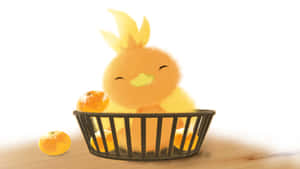 かごの中のポケモン・アチャモ — Nintendo 壁紙