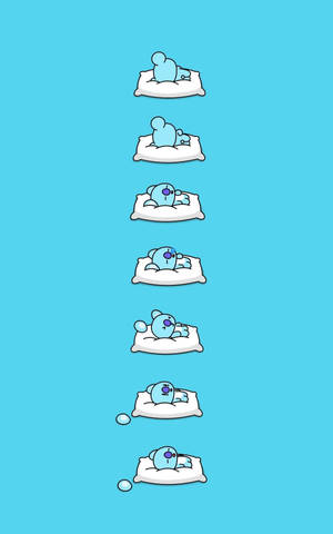 かわいいBT21 コヤ 眠り — Galaxy Tab S11 壁紙