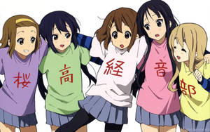かわいいアニメ「けいおん！」キャラクター — アニメキャラクター 壁紙