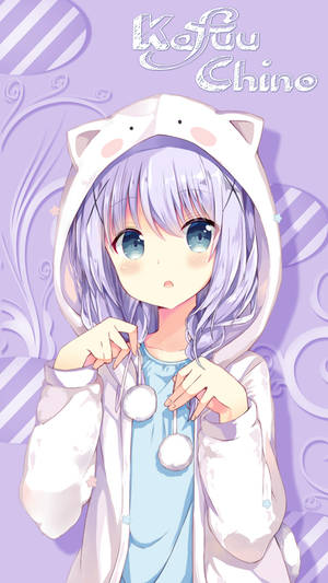 かわいいアニメ 香風智乃 うさぎパーカー