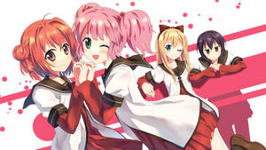 かわいいアニメレズビアンの壁紙 — かわいいアニメの女の子 壁紙