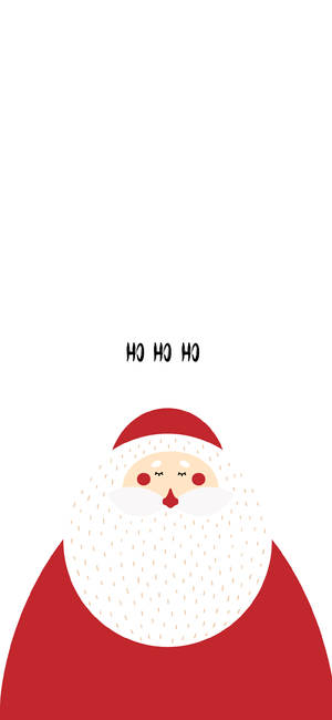 かわいいクリスマス iPhone サンタ — iPhone 14 壁紙