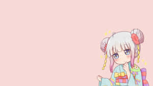 かわいいデスクトップ用アニメPFP美観 — 可愛いピンク 壁紙