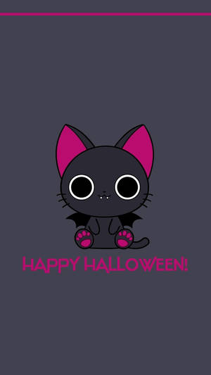 かわいいハロウィンの不気味な猫