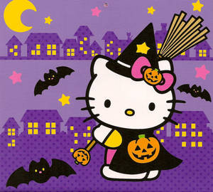 かわいいハロウィンの魔女