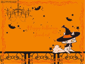 かわいいハロウィンオレンジ