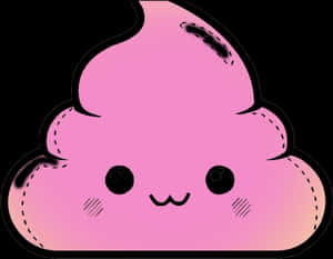 かわいいピンクのうんち絵文字